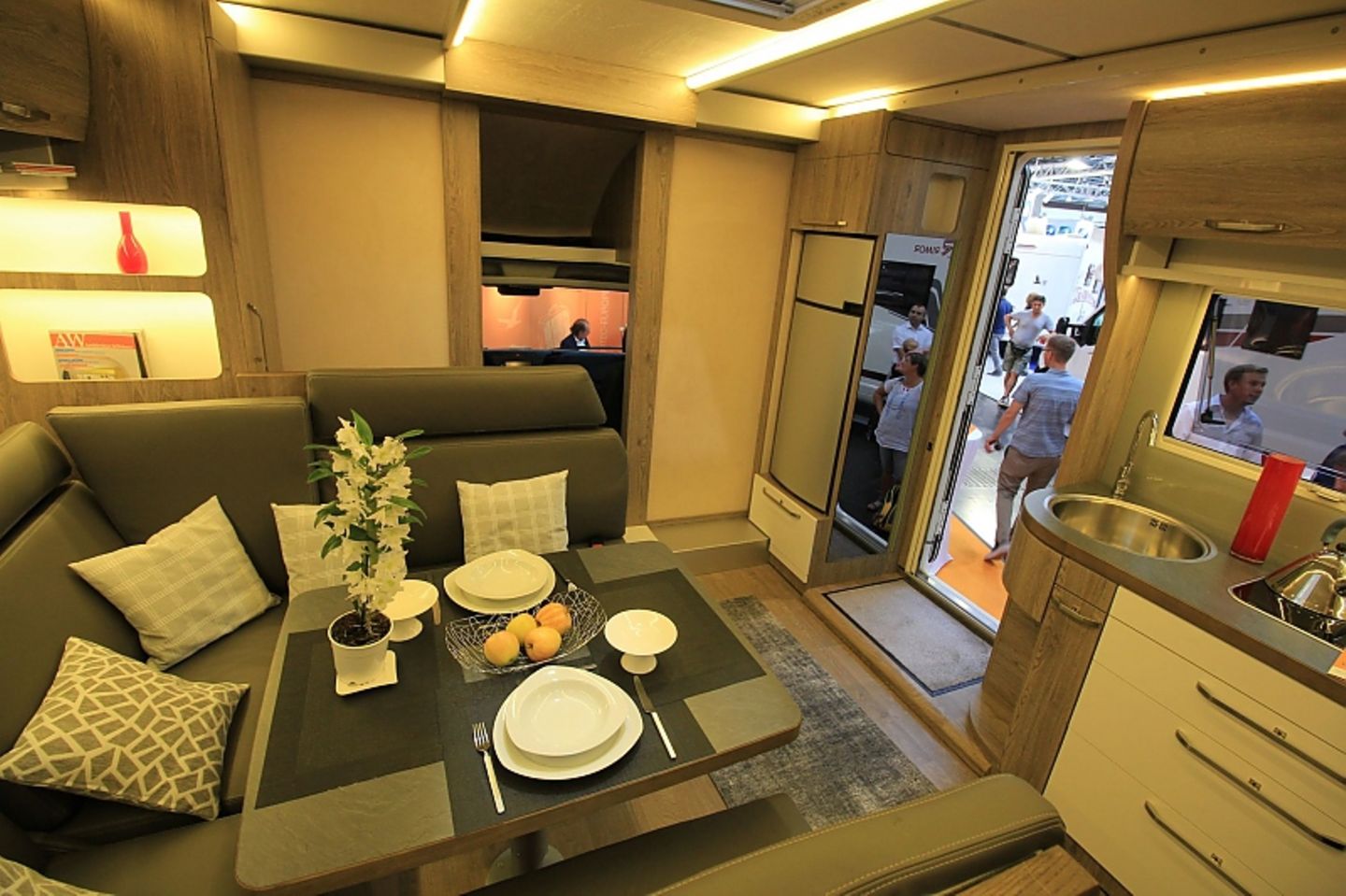 Der Caravan Salon bietet immer schöne Einblicke in neue Modelle.
