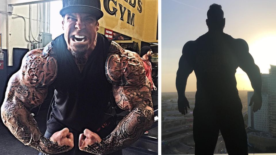 Der Bodybuilder Rich Piana schlug Kapital aus seinem Körper. Nun liegt er im Koma.