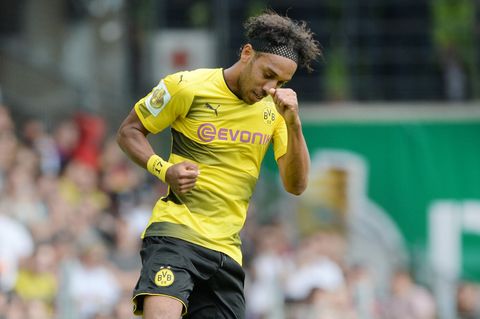 Beim DFB-Pokalspiel gegen den 1. FC Rielasingen-Arlen am Wochenende lief Pierre-Emerick Aubameyang noch für den BVB auf