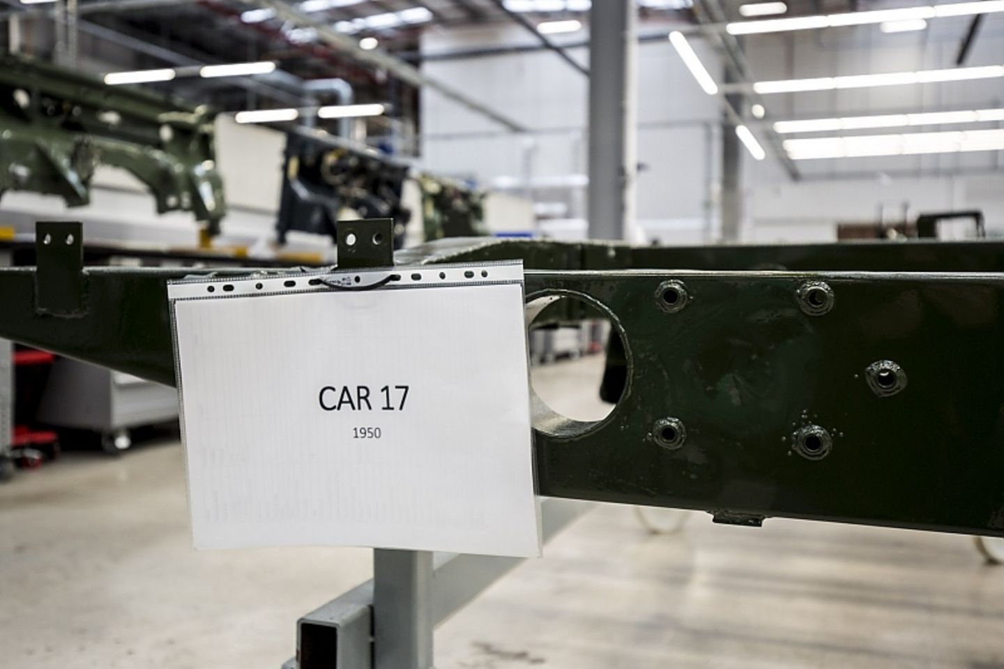 Der "Car Number 17" wird ebenfalls aufgebaut