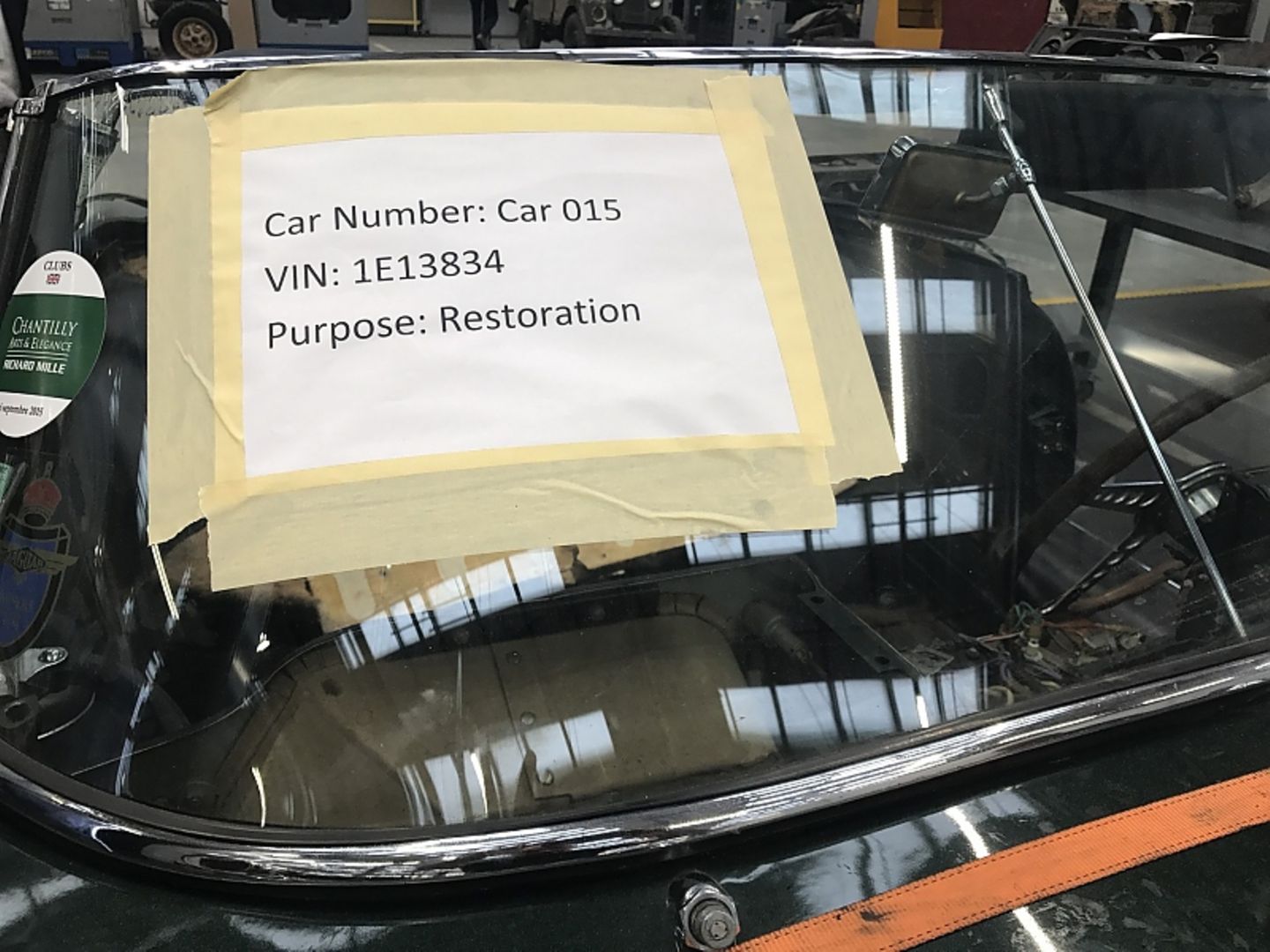 Jedes Auto wird fein säuberlich erfasst