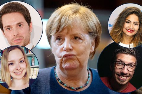 Diese YouTube-Stars nehmen Angela Merkel ins Verhör