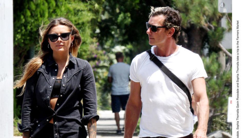 Sophia Thomalla: Sophia Thomalla mit ihren beiden Neuen: Gavin Rossdale und Zwergspitz Chewy Sophia Thomalla mit ihren beiden Neuen: Gavin Rossdale und Zwergspitz Chewy