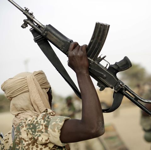 Boko Haram Soldaten in Nigeria nach einem Siegeszug im vergangenen Jahr