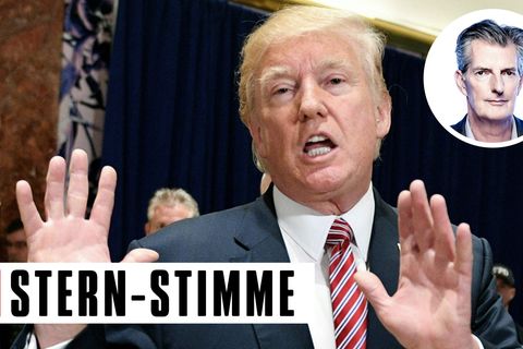 In seiner jüngsten Pressekonferenz gab Donald Trump sich wenig präsidial