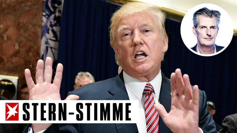 In seiner jüngsten Pressekonferenz gab Donald Trump sich wenig präsidial
