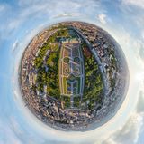 Wo liegt diese Parkanlage? In Wien, es handelt sich um den Schlossgarten zwischen dem Oberen und Unteren Belvedere.