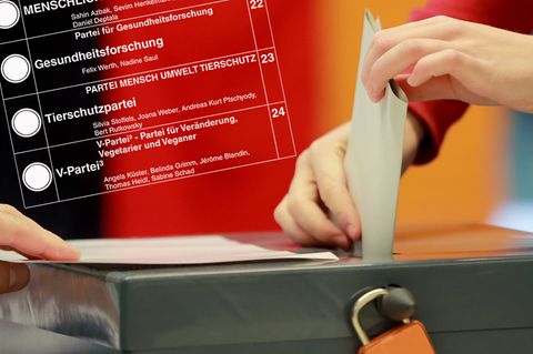 Insgesamt 42 Parteien hoffen bei der Bundestagswahl am 24. September auf das Kreuz der Wähler
