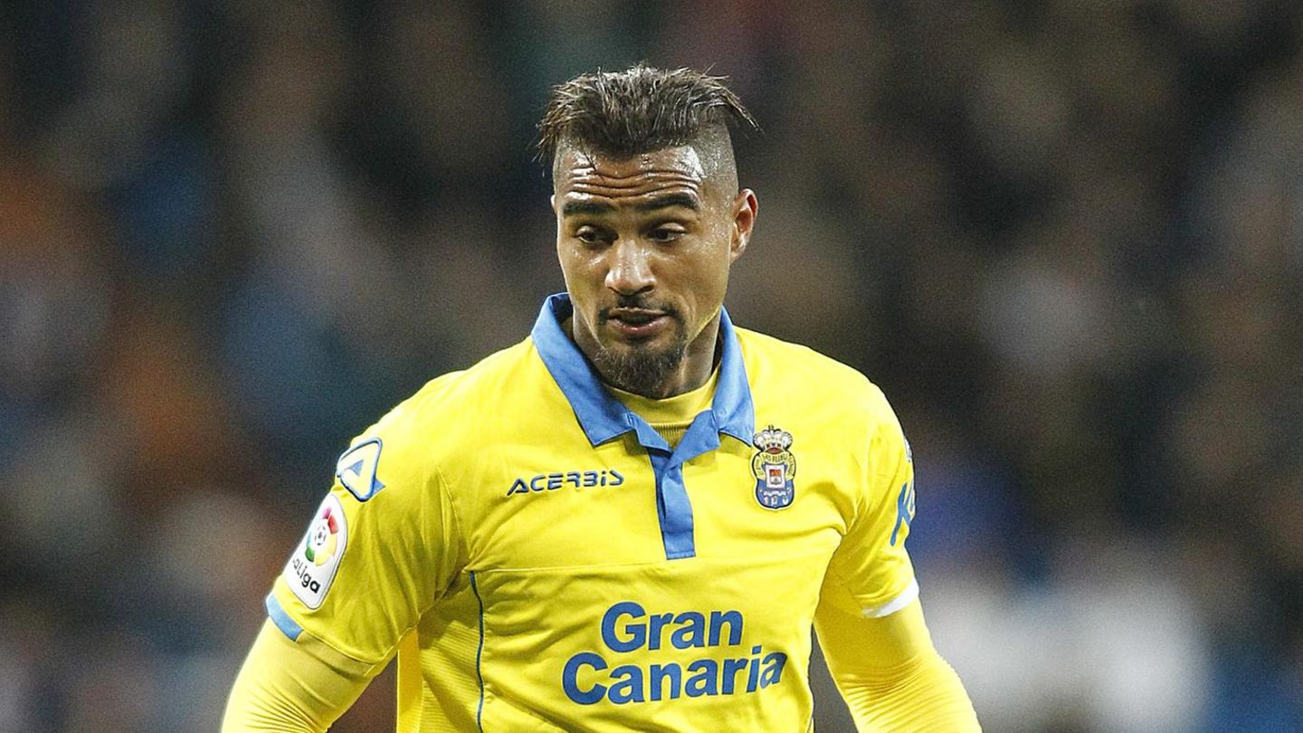 Kevin Prince-Boateng im Trikot von UD Las Palams.