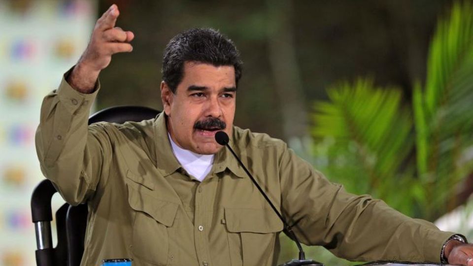 Venezuela: Präsident Nicolás Maduro bei einer Ansprache am vergangenen Wochenende Präsident Nicolás Maduro bei einer Ansprache am vergangenen Wochenende