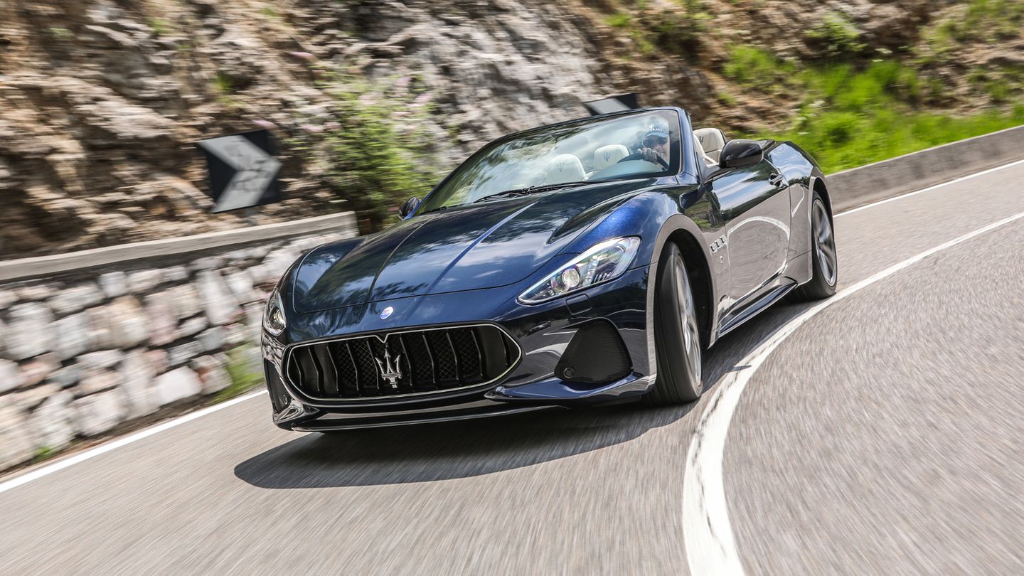 Maserati zeigt auf der IAA im September 2017 unter anderem das nachgeschärfte GranCabrio. 