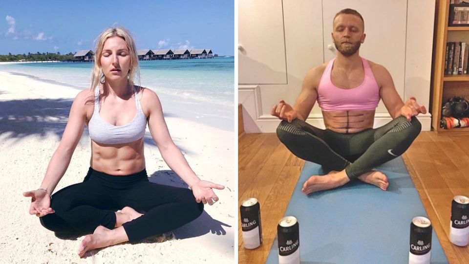 Witzige Kopie: Dieser Mann macht seine Fitness-Freundin auf Instagram nach - und ist damit richtig erfolgreich Witzige Kopie: Dieser Mann macht seine Fitness-Freundin auf Instagram nach - und ist damit richtig erfolgreich