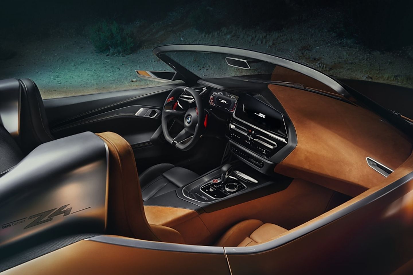 Der Innenraum des BMW Concept Z4 2017