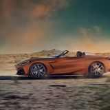 BMW Concept Z4 2017 - die hohe Seitenlinie fällt auf