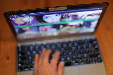 Die pornographische Website YouPorn, hier geöffnet auf einem Rechner