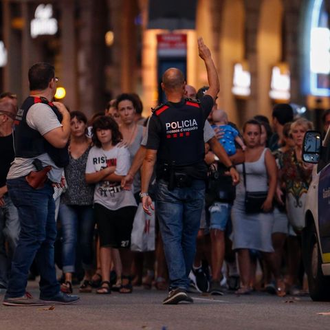 Anschlag Barcelona Passanten