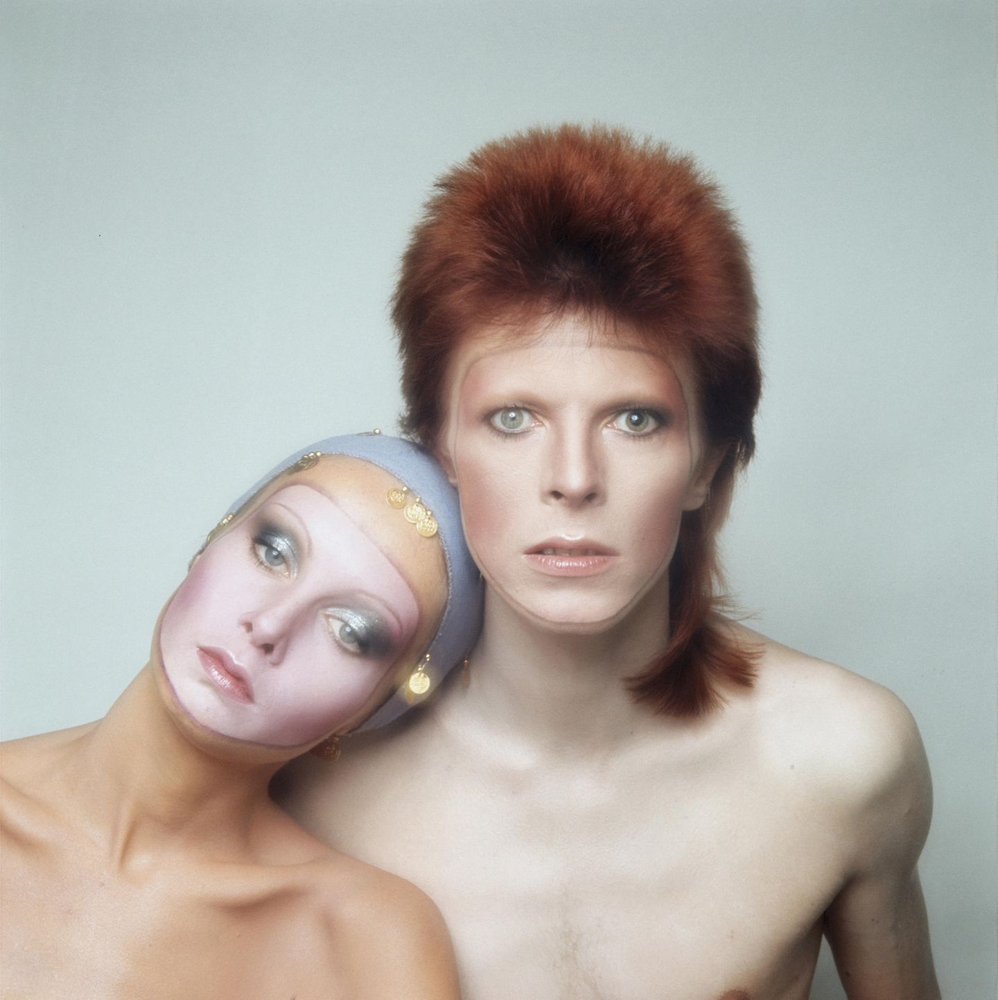 David Bowie und das Model Twiggy