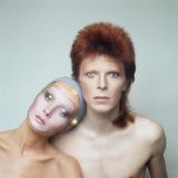 David Bowie und das Model Twiggy