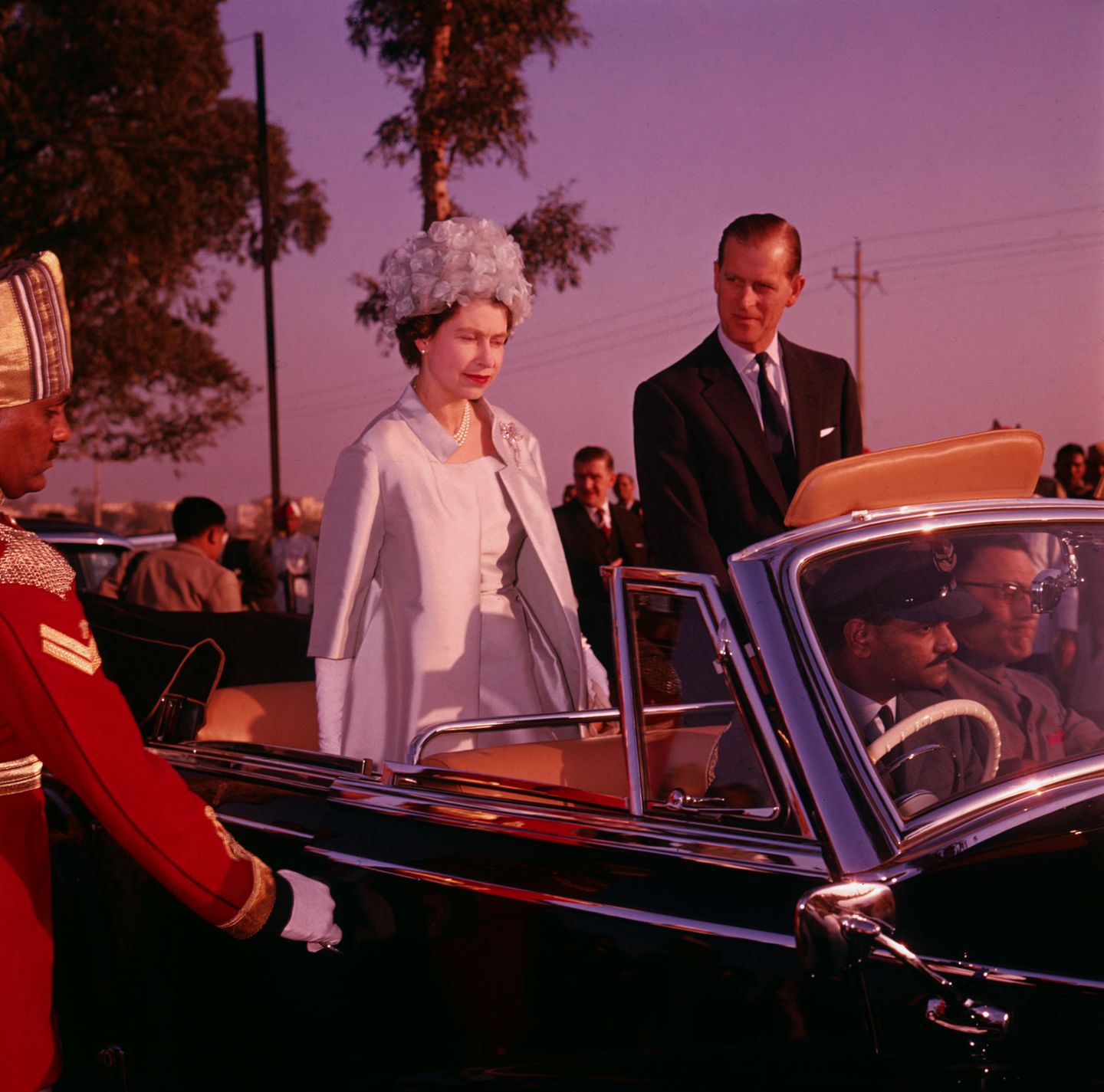 Queen Elizabeth II. und Prinz Philip zu Besuch in Delhi