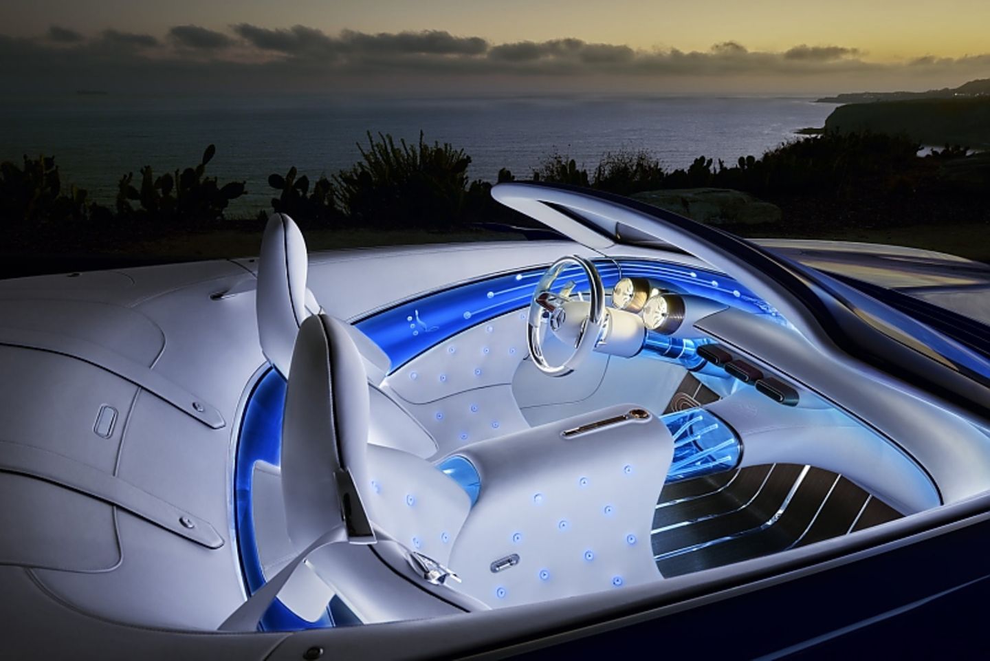 Der Innenraum des Vision Mercedes-Maybach 6 Cabriolet