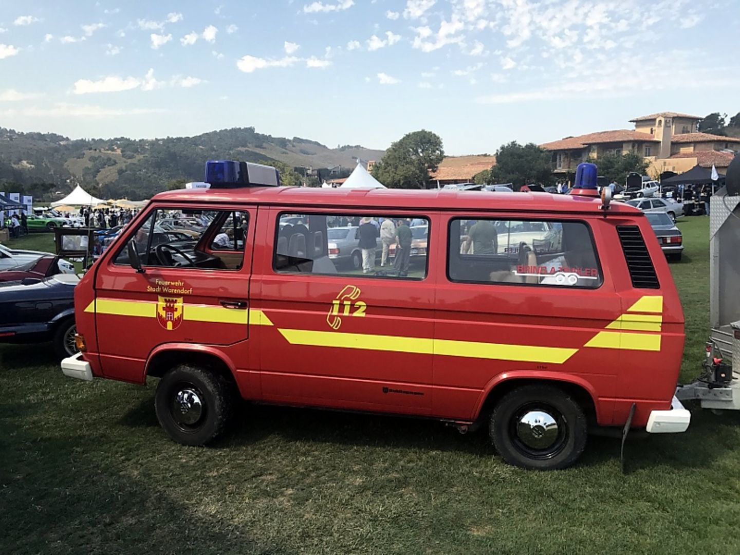 VW Bus Feuerwehr Warendorf bei Legends of Autobahn