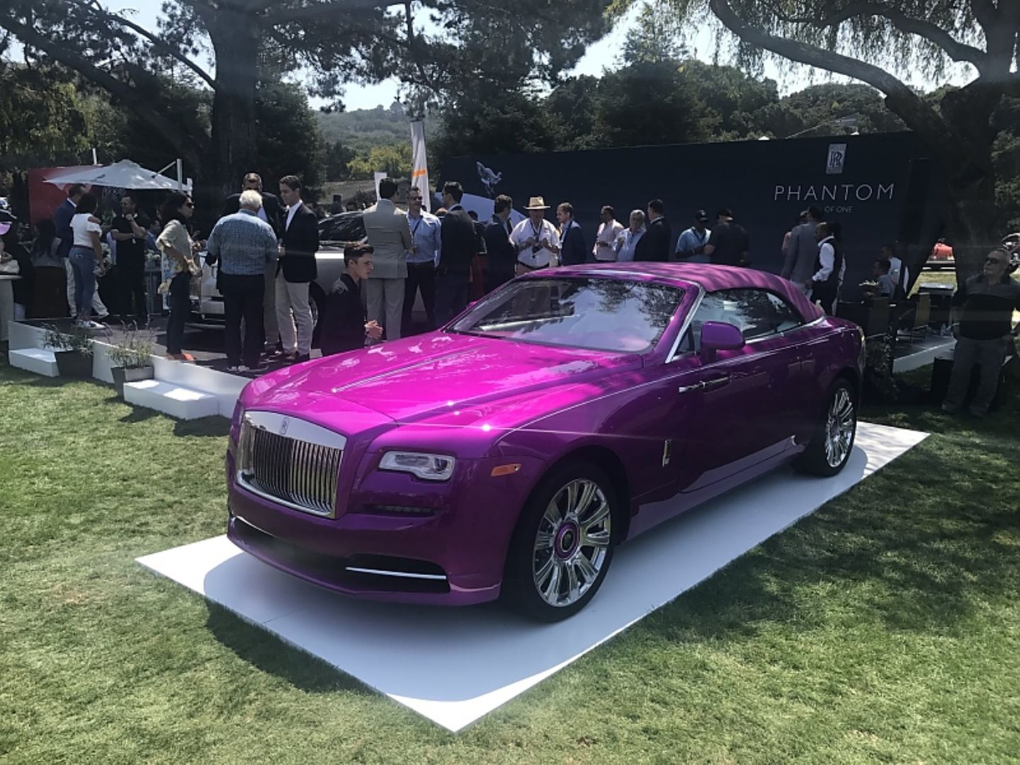 Rolls Royce Dawn Fuscia The Quail