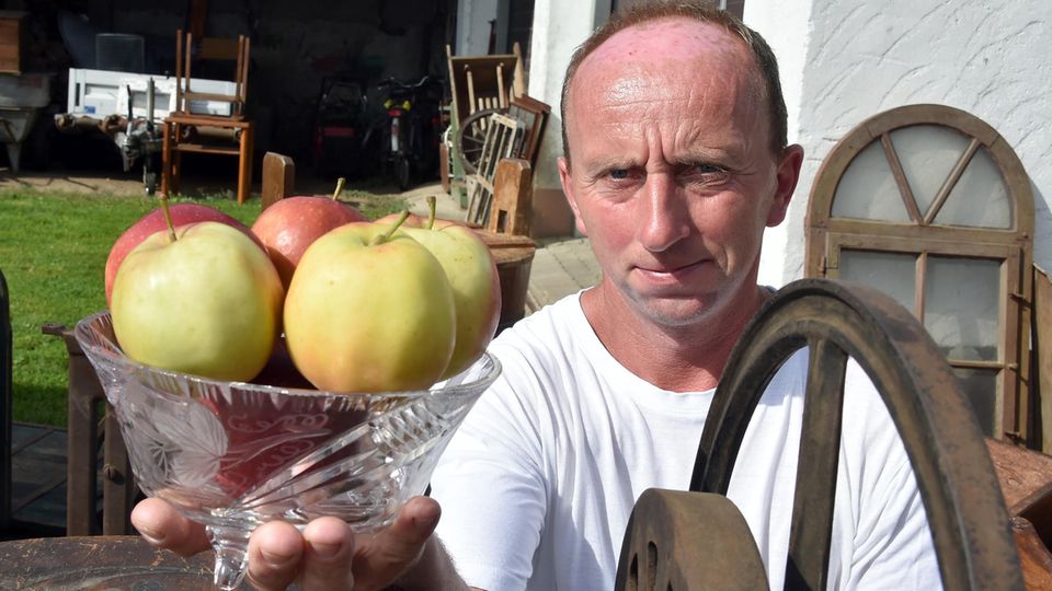 Marko Steidel scheiterte bei der Wahl zum Apfelkönig und will nun die amtierende Königin vom Thron stoßen
