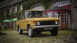 Die bekannte Front eines klassischen Range Rovers