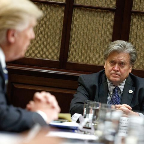 Donald Trump und Steve Bannon