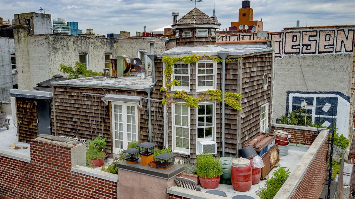 Diese Häuschen überblickt das East Village.