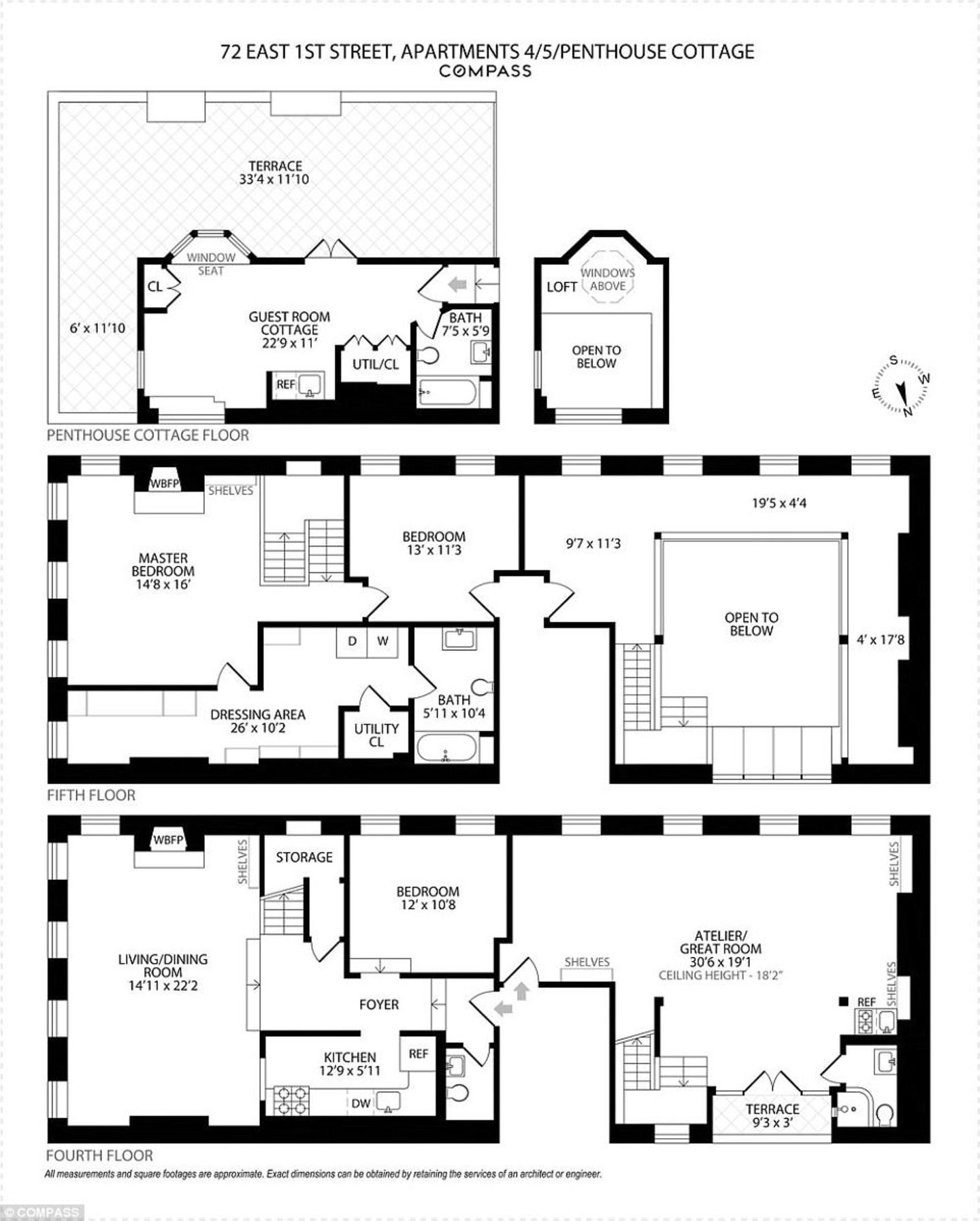 Die Raumaufteilung der Wohnung.