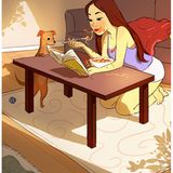 Sich in einem guten Buch verlieren