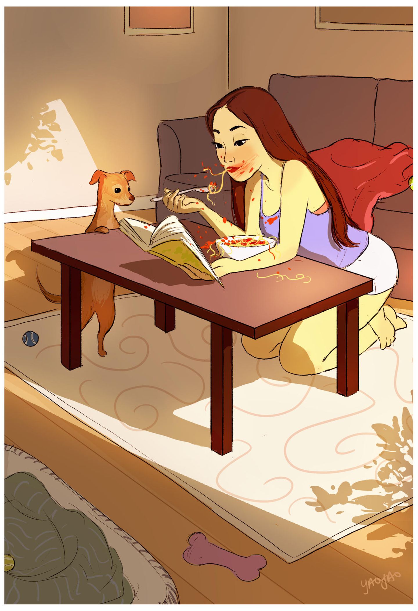 Sich in einem guten Buch verlieren