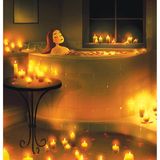 Ein heißes Bad, Kerzen, Musik und alle Sorgen schwimmen davon