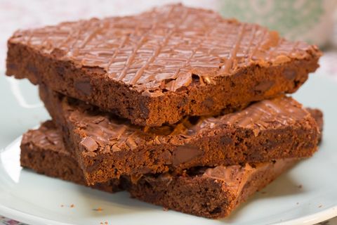 Klassisch amerikanisch: Double Choc Brownies - wie aus den Staaten
