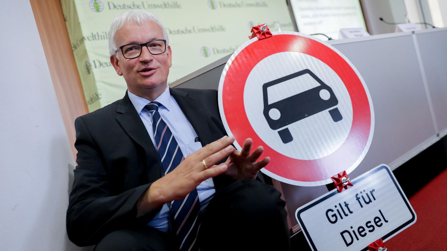 Die Deutsche Umwelthilfe um Geschäftsführer Jürgen Resch sieht Diesel-Fahrverbote als notwendig an