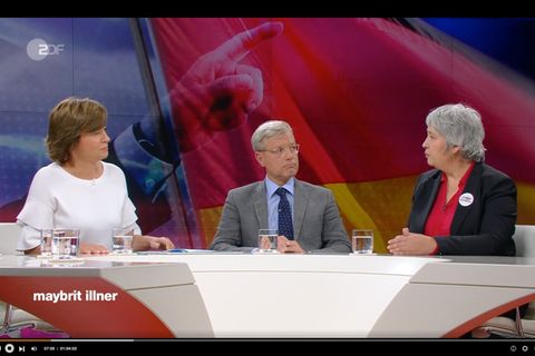 Thema bei "Maybrit Illner" war "Erdogan und die Deutschen - Eskalation im Wahlkampf?"