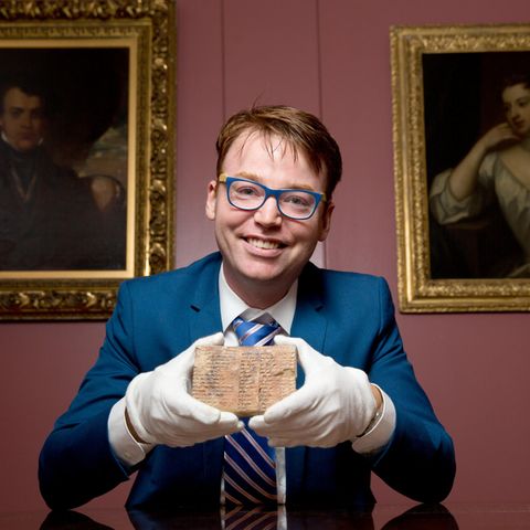Der Mathematiker Daniel Mansfield glaubt das Rätsel um die 3700 Jahre alte Tontafel gelöst zu haben.