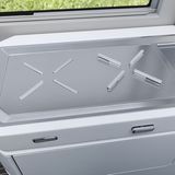 Die Küchenzeile ist leicht zu reinigen.