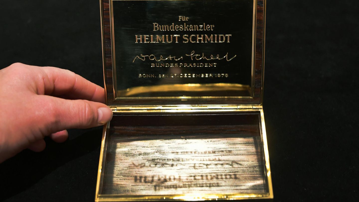Helmut Schmidt zigarettendose