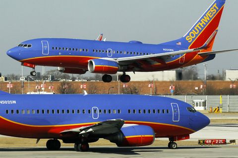 Zwei Boeing 737 des US-Billigfliegers Southwest