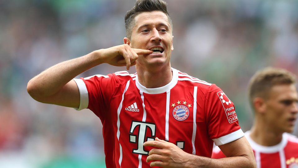 Robert Lewandowski schießt FC Bayern mit Doppelpack nach oben Robert Lewandowski schießt FC Bayern mit Doppelpack nach oben