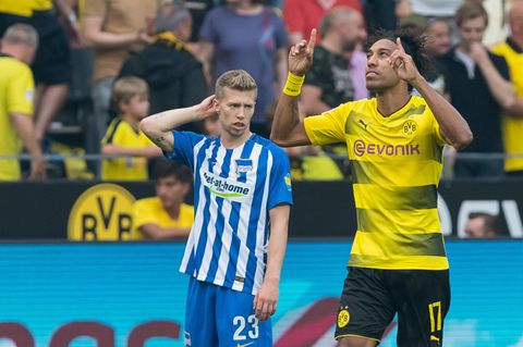 Pierre-Emerick Aubayemang zieht mit dem BVB mit Lewandowski und FC Bayern gleich