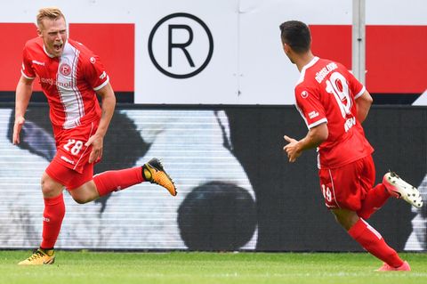 Fortuna Düsseldorf siegt durch Hennings-Tor in Sandhausen