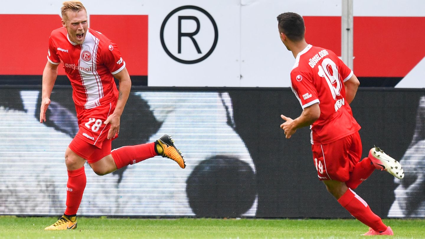 Fortuna Düsseldorf siegt durch Hennings-Tor in Sandhausen