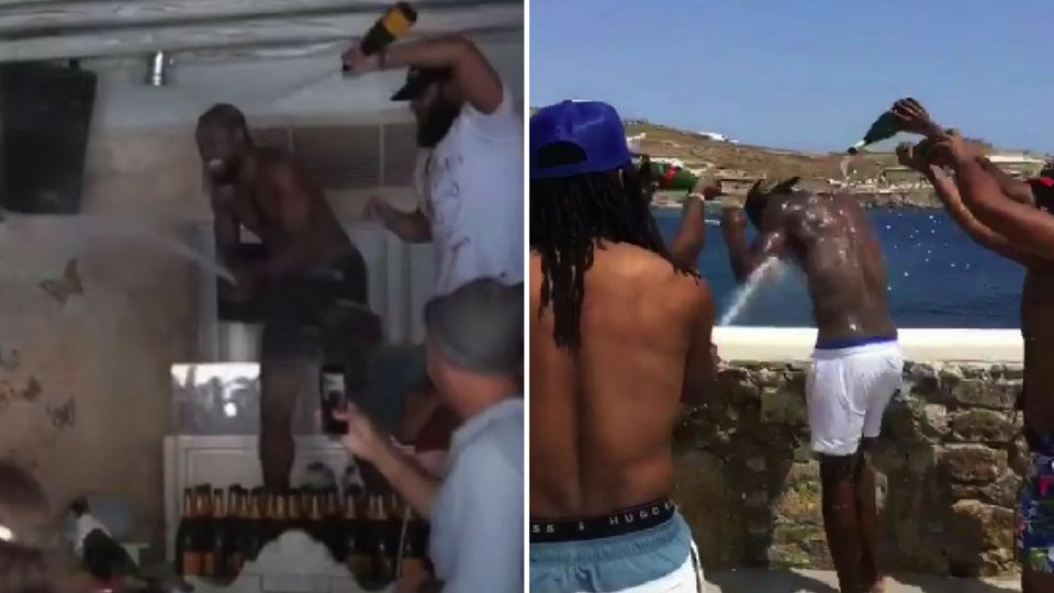 Usain Bolt - so lässt er es auf Mykonos krachen