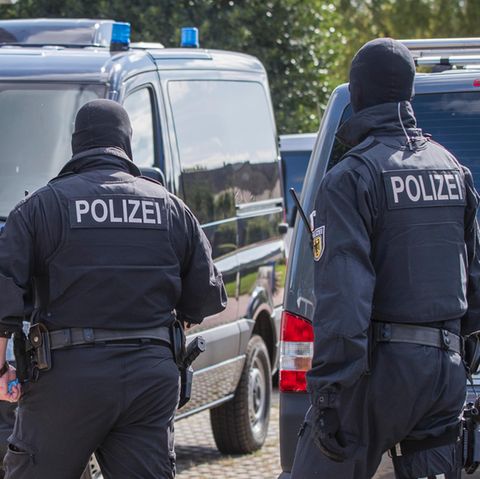 Bei der Razzia wegen Terrorverdachts kamen auch Beamte einer Spezialeinheit der Bundespolizei zum Einsatz