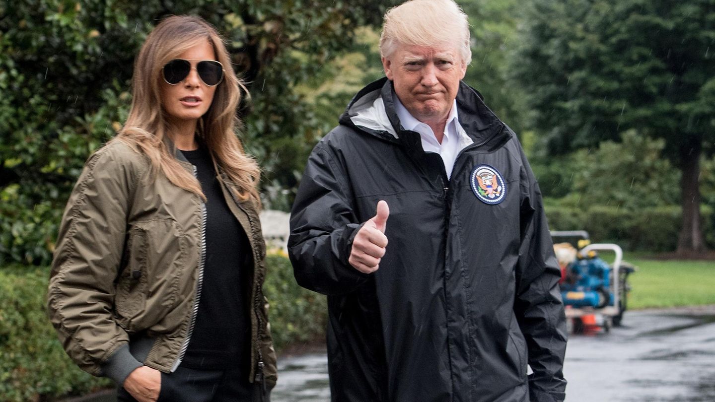 Donald und Ivanka Trump in Texas