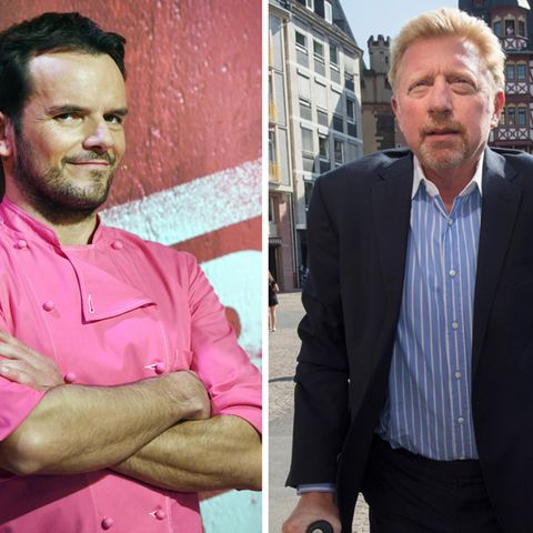Boris Becker und Steffen Henssler