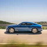 Der Bentley Continental hat eine Höchstgeschwindigkeit von 333 km/h